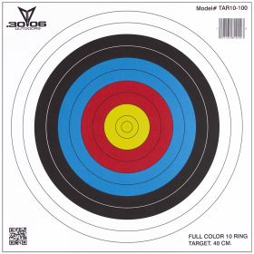 30-06 Paper Targets (Option: 40 cm 10 Ring 100 pk.)
