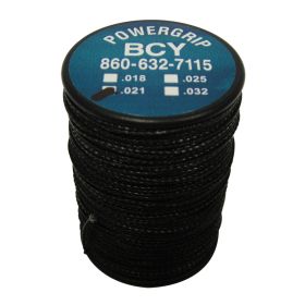 BCY Power Grip Serving (Option: Black .021 75 yds.)