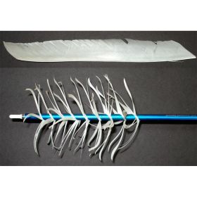 Trueflight Spiral Wrap Flu-Flu Feathers (Option: White RW 100 pk.)