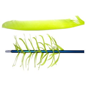 Trueflight Spiral Wrap Flu-Flu Feathers (Option: Chartreuse RW 100 pk.)
