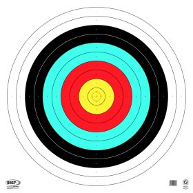 Maple Leaf NASP Target (Option: 80 cm. 25 pk. Waterproof)