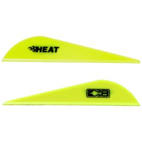 Bohning Heat Vanes (Option: Neon Yellow 36 pk.)