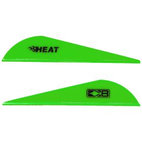 Bohning Heat Vanes (Option: Neon Green 36 pk.)