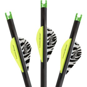 Lumenok Crossbow Bolts (Option: 20 in. Green Capture Nocks 3 pk.)