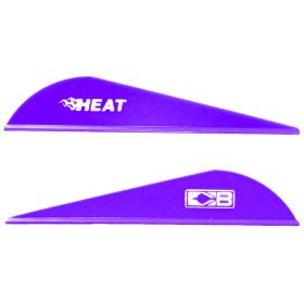 Bohning Heat Vanes (Option: Purple 36 pk.)